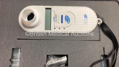 Job Lot Including 3 x Carefusion MicroLab Touchscreen Spirometers with Accessories in Cases (All Power Up) and 1 x Micro CO Smokerlyzer in Case *64784 / 68686 / 62766 / 65878* - 5