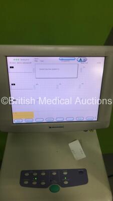 Nihon-Kohden ECG-1550K ECG Machine on Stand with 10 Lead ECG Leads (Powers Up) *S/N 00991* - 3