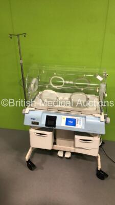 Drager Isolette 8000 Infant Incubator Version 4.11 with Mattress (Powers Up with Error - See Pictures)