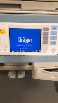 Drager Isolette 8000 Infant Incubator Version 4.11 with Mattress (Powers Up with Error - See Pictures) - 2