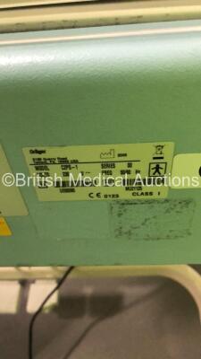 Drager Isolette 8000 Infant Incubator Version 4.11 with Mattress (Powers Up with Error - See Pictures) - 8