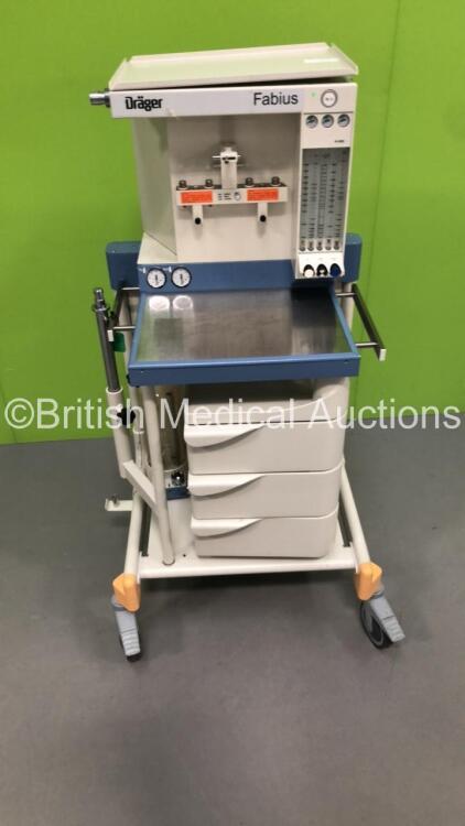 Drager Fabius Anaesthesia Machine with Hoses