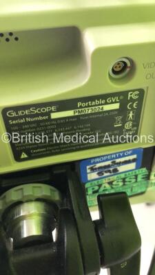 Glidescope Portable GVL Unit with Handpiece (Powers Up) *S/N PM073024* - 6