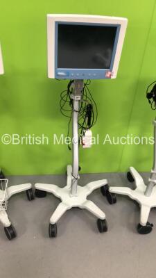 3 x Lidco Plus Hemodynamic Monitors on Stands (All HDD Removed) *IR313 / IR314 / IR315* - 3