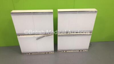 2 x Light Boxes (Both No Power - Both Damaged) *S/N 6240-02*