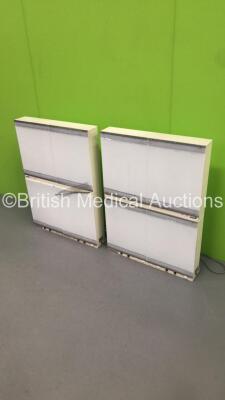 2 x Light Boxes (Both No Power - Both Damaged) *S/N 6240-02* - 3