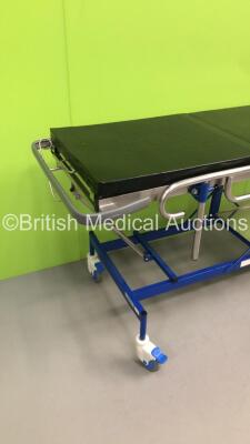 Metal MRI Safe Patient Trolley with Mattress - 2