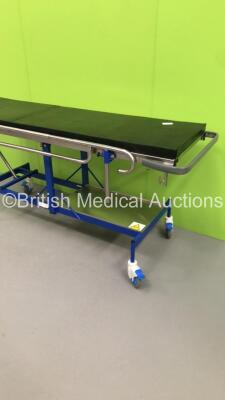 Metal MRI Safe Patient Trolley with Mattress - 5