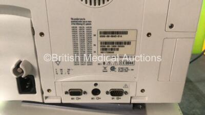 2 x Datascope Spectrum Patient Monitors Including ECG, IBP1, IBP2, SpO2 and T1 Options, 2 x Datascope Gas Module SE Including D-fend Water Trap (Powers Up) *SN MM01389-E3, 5046674, MM17206A8, 4985606-H3* - 10