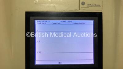 GE MAC 1200 ST ECG Machine with Lead *Mfd 2008* (Powers Up) *550039367* - 2