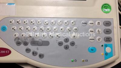 GE MAC 1200 ST ECG Machine with Lead *Mfd 2008* (Powers Up) *550039367* - 3