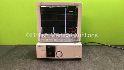 Datascope Spectrum Patient Monitor Including ECG, IBP1, IBP2, SpO2 and T1 Options, 1 x Datascope Gas Module SE Including D-fend Water Trap (Powers Up) *SN 0996000045014, 4785253J1*