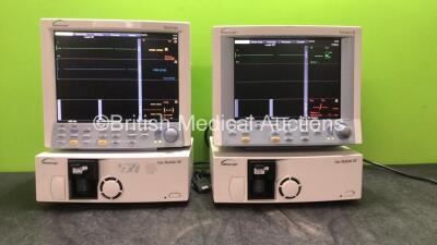 1 x Datascope Spectrum Patient Monitor Including ECG, SpO2, IBP1, IBP2, T1, CO2 and Printer Options (Powers Up) 1 x Datascope Passport 2 Patient Monitor Including ECG, SpO2, IBP1, IBP2, T1 Options (Powers Up) 2 x Datascope Gas Module SE Including D-fend W