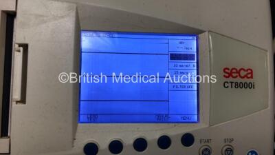 2 x Seca CT8000I ECG Machines with 1 x ECG Lead *Mfd 2014 - 2013* (Both Power Up) *SN 43452 - 43863* - 2