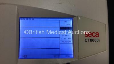 2 x Seca CT8000I ECG Machines with 1 x ECG Lead *Mfd 2014 - 2013* (Both Power Up) *SN 43452 - 43863* - 4