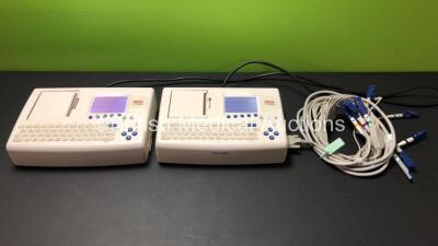 2 x Seca CT8000I ECG Machines with 1 x ECG Lead *Mfd 2018 - 2013* (Both Power Up) *SN 43452 - 43863*