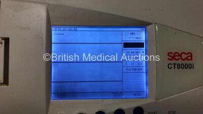 2 x Seca CT8000I ECG Machines with 1 x ECG Lead *Mfd 2018 - 2013* (Both Power Up) *SN 43452 - 43863* - 2