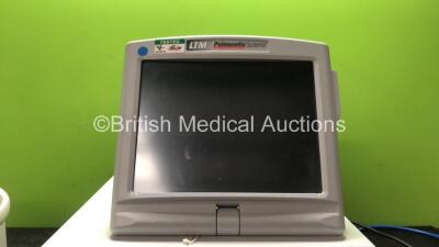 Job Lot Including 1 x Fukuda Denshi DS-7100 Patient Monitor Including ECG/RESP, BP, SpO2, TEMP, CO2, NIBP and Printer Options (Powers Up) 1 x Datascope Trio Patient Monitor Including ECG, T1, NIBP and SpO2 Options (Powers Up with Cracked Casing-See Photos - 9