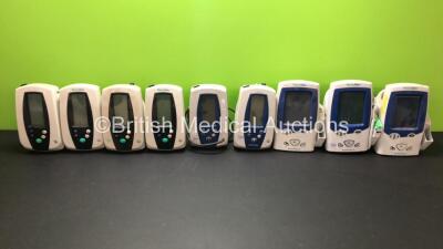 Job Lot of 9 x Welch Allyn Monitors Including 3 x Spot Vital Signs LXi, 2 x Spot Vital Signs and 4 x 420 Series