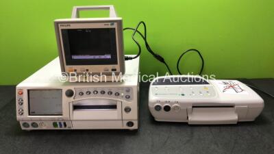 Mixed Lot Including 1 x GE 250cx Series Fetal Ultrasound Monitor (Powers Up) 1 x Philips M3046A Patient Monitor (Powers Up) 1 x GE Corometrics 170 Series Fetal Ultrasound Monitor ( Untested Due to No Power Supply)