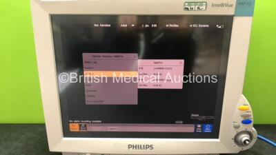 Philips IntelliVue MP70 Touch Screen Patient Monitor (Powers Up with Missing Dial-See Photo) *Mfd 11-2010* - 2