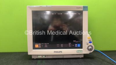 Philips IntelliVue MP70 Touch Screen Patient Monitor (Powers Up with Missing Dial-See Photo) *Mfd 11-2010*