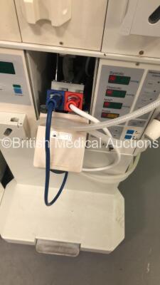 1 x Fresenius Medical Care 4008S Dialysis Machine Running Hours 21416 (Powers Up with Cracked Screen - Incomplete) and 2 x Fresenius 4008B Dialysis Machines - Running Hours 12135 / 1811 (Both Power Up) - 8