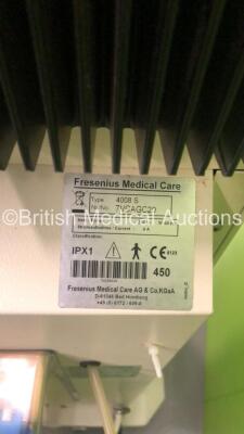 2 x Fresenius Medical Care 4008S Dialysis Machines - Running Hours 20676 / 19537 and 1 x Fresenius Medical Care 4008B Dialysis Machine - Running Hours 6492 (All Spares and Repairs) - 13