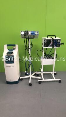 2 x Braun SCT2 Tourniquets with Hoses and 1 x Walker Filtration Laservac 850 Smoke Evacuation Unit