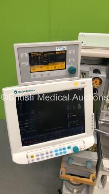 Datex-Ohmeda Aestiva/5 Anaesthesia Machine with Datex-Ohmeda Smartvent Software Version 4.5 PSVPro,Datex-Ohmeda S/5 Monitor,Datex-Ohmeda Module Rack with 1 x E-CAiOV Gas Module with Spirometry,1 x E-ENTROPY Module,2 x Blank Modules,1 x M-PRESTN Module wit - 5