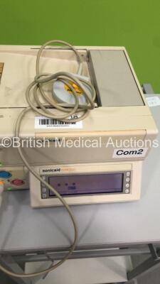 Sonicaid Team Duo Fetal Monitor with 1 x Transducer and Sonicaid Team Care Attachment (Powers Up) - 7