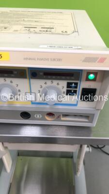 Eschmann TD411RS Minimal Invasive Surgery Unit on Eschmann ST80 Suction Trolley (Powers Up) *C* - 5