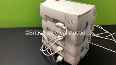 4 x B Braun Perfusor Space Syringe Infusion Pumps with 4 x AC Power Supplies (All Power Up) *75578 - 46932 - 75569 - 99299* - 4