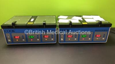 2 x Cook Benchtop Incubators (Both Power Up) *A984905 / A987224*