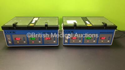 2 x Cook Benchtop Incubators (Both Power Up) *A986751 - A988274*