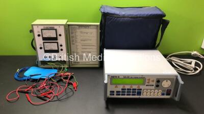 1 x Metron QA-90 Mk II Safety Analyzer Unit Software Version 2.00 in Carry Case (Powers Up) *SN 10513* and 1 x Eschmann ETS 3 Electrosurgical Test Set with Cables