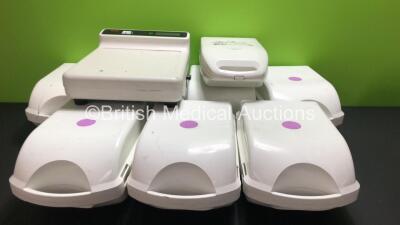 Mixed Lot Including 1 x Philips Respironics Porta-Neb Nebulizer, 1 x Seca Weighing Scale and 7 x K Fisio R Electric Breast Pumps (Some Damaged Casing)