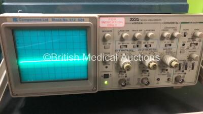 3 x Oscilloscopes Including 1 x Iso-Tech ISR640, 1 x Tektronix 465B and 1 x RS 2225 (All Power Up) *9169105 - 105923 - E214325* - 4