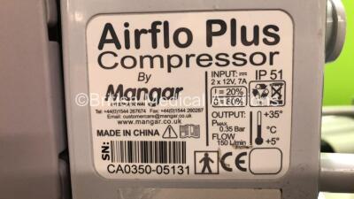 Job Lot Including 3 x Mangar ELK Emergency Lifting Cushions with 3 x Control Hoses and 3 x Mangar Camel & ELK Airflo Plus Compressors *CA0350-05131 - 00608 - 00416* - 3