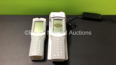 2 x Abbott i-Stat1 Handheld Blood Analyzer with 1 x Charger (1 x Powers Up, 1 x Damaged with No Power) *319546 - 319545*