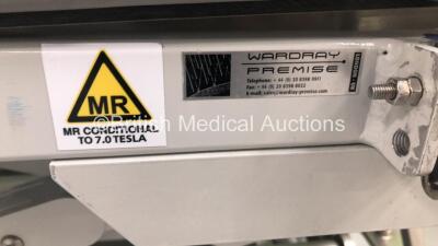 2 x Wardray Premise MR Compatible Patient Examination Couches with Mattresses (Hydraulics Tested Working) *S/N 1200N / 2100N* - 3