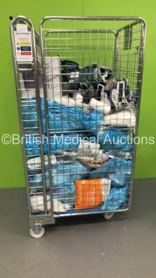 Cage of Mixed Consumables Including Clinell Wipes, C-Flex Bandages and Stryker TransPort Cannulas (Cage Not Included - Out of Date) - 2