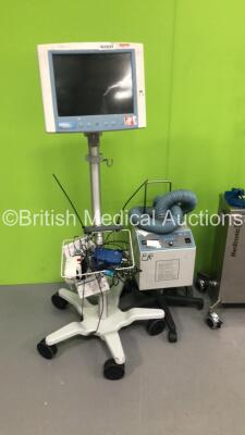 Mixed Lot Including 2 x De Soutter Medical Clean Cast Cutter with 1 x Hose, 1 x Medtronic Autolog Autotransfusion System, 2 x LiDCO Plus Hemodynamic Patient Monitors (Both HDD REMOVED - Both Damaged) and 1 x Life-Air 1000 Hypothermic Therapy System on Sta - 2