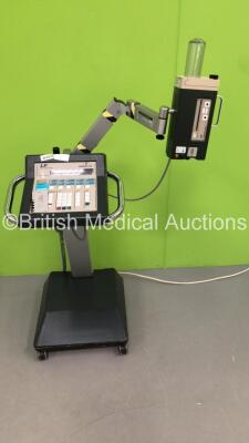 Liebel-Flarsheim Company Angiomat 6000 Digital Injector System with Control Hand Trigger (Powers Up) * SN 0397-8776 *