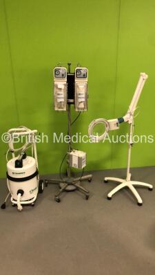 Mixed Lot Including deSoutter Clean Cast System (Powers Up), 1 x Ranger Pressure Infusor on Stand and 1 x Luxo Patient Examination Lamp (Both No Power)