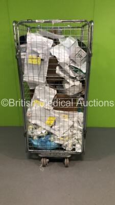 Cage of Mixed Consumables Including Intersurgical EcoLite Aerosol Masks,ARMA Surgical Face Masks and Lotus Liver Resector Straight Handpieces (Cage Not Included)