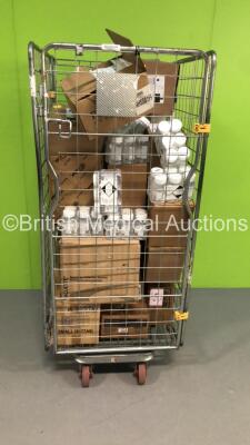 Cage of Mixed Consumables Including Hand Sanitiser,Pennine X-Ray Ryles Tubes and Vygon V-Green Extensions (Cage Not Included)