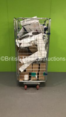 Cage of Mixed Consumables Including Argon Medical Devices BioPince Full Core Biopsy Instruments,Smith & Nephew Renasys-G Gauze Dressing Kits and Boston Scientific AccuStick II Introducer Systems (Cage Not Included)