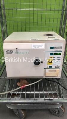 SES Little Sister 3 Autoclave (Powers Up - Missing Lid) * In Cage-Cage Not Included *