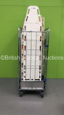 16 x Assorted Spinal Boards Including Ferno (Cage Not Included)